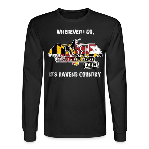 rsr logo ravens country png - Men's Long Sleeve T-Shirt