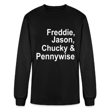 Freddie Jason - Men's Long Sleeve T-Shirt - black - Front