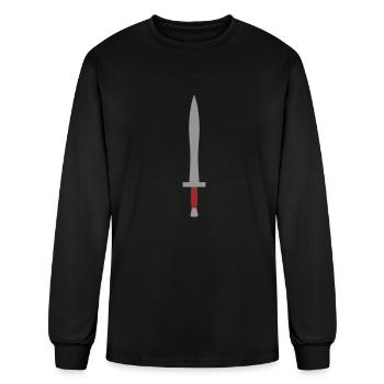 Sword - Men's Long Sleeve T-Shirt - black - Front