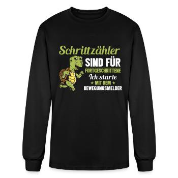 Pedometers Are For Advanced Users I'll Start With - Men's Long Sleeve T-Shirt - black - Front