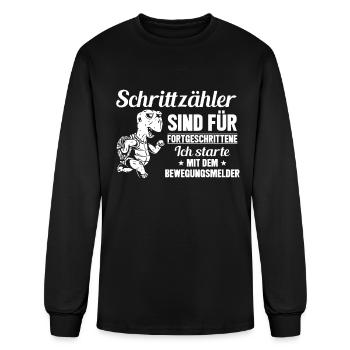 Pedometers Are For Advanced Users I'll Start With - Men's Long Sleeve T-Shirt - black - Front