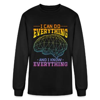 Artificial Intelligence Quotes Artificial Intellig - Men's Long Sleeve T-Shirt - black - Front