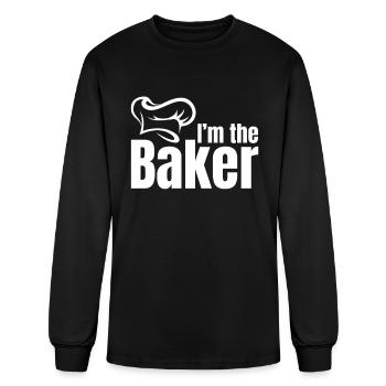 Bakery Bread Baker - I'm The Baker - Men's Long Sleeve T-Shirt - black - Front