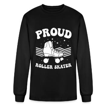 Roller Skates Roller Skating - Proud Roller Skater - Men's Long Sleeve T-Shirt - black - Front