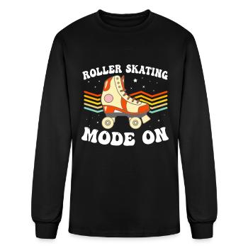 Roller Skating Mode On - Roller Skates Roller Skat - Men's Long Sleeve T-Shirt - black - Front