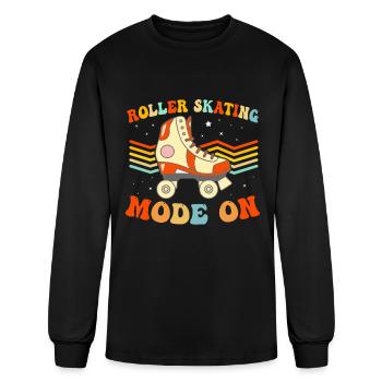 Roller Skates Roller Skating - Roller Skating Mode - Men's Long Sleeve T-Shirt - black - Front
