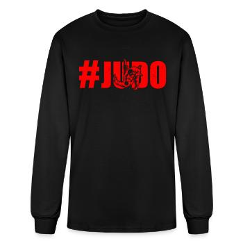 #Judo Judo Lover Judo Fighter Judo Martial Arts Ju - Men's Long Sleeve T-Shirt - black - Front