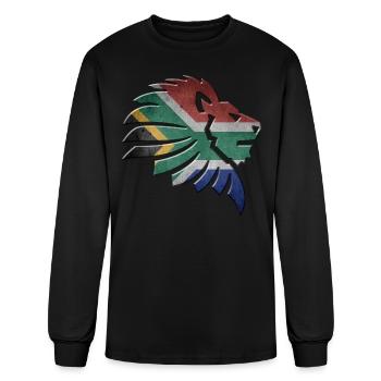 South Africa - Men's Long Sleeve T-Shirt - black - Front