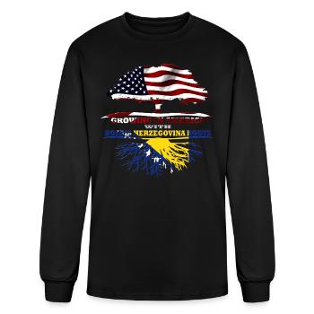 Bosnia Herzegovina - Men's Long Sleeve T-Shirt - black - Front