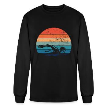Swimming athlete and coaches swimm Outfit Swimmers - Men's Long Sleeve T-Shirt - black - Front