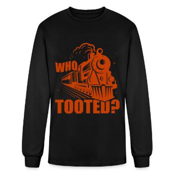 Model Builder, Model Train, Model Locomotive - Men's Long Sleeve T-Shirt - black - Front