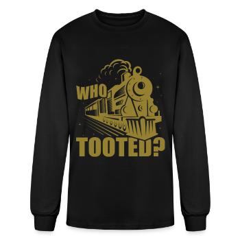 Model Builder, Model Train, Model Locomotive - Men's Long Sleeve T-Shirt - black - Front
