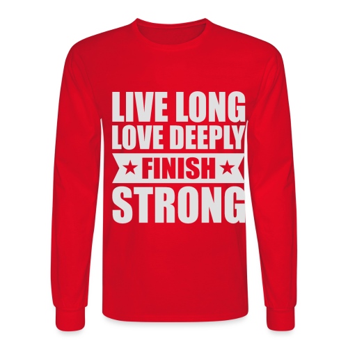 LIVELONG-DESIGN-WT-2 - Men's Long Sleeve T-Shirt