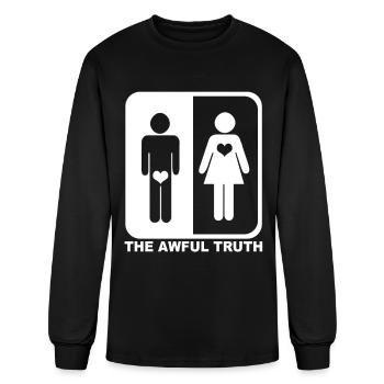 The Awful Truth - Men's Long Sleeve T-Shirt - black - Front