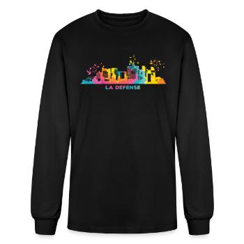 La Defense Skyline Paris - Men's Long Sleeve T-Shirt - black - Front