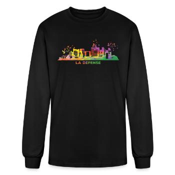 La Defense Skyline Paris - Men's Long Sleeve T-Shirt - black - Front