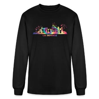 La Defense Skyline Paris - Men's Long Sleeve T-Shirt - black - Front