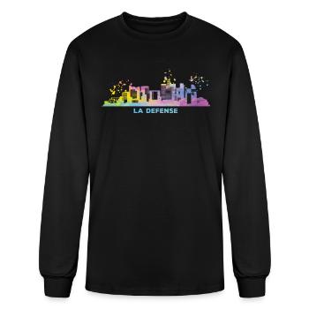 La Defense Skyline Paris - Men's Long Sleeve T-Shirt - black - Front