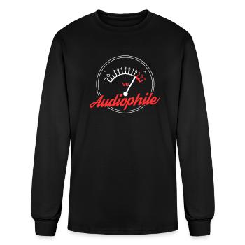 Audiophile - Men's Long Sleeve T-Shirt - black - Front