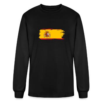 Spain Spanish Flag - Men's Long Sleeve T-Shirt - black - Front