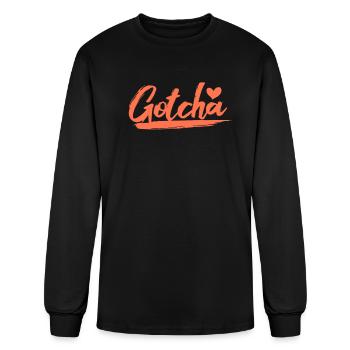 Gotcha Heart Adoption - Men's Long Sleeve T-Shirt - black - Front