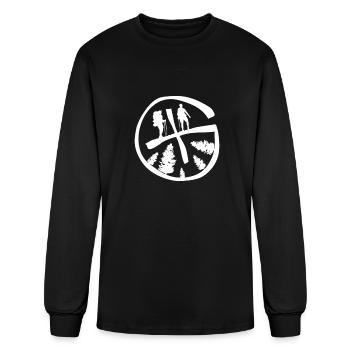 Geocaching - Men's Long Sleeve T-Shirt - black - Front