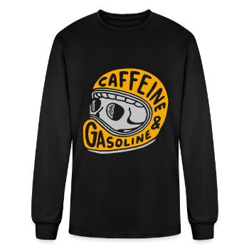 Caffeine and Gasoline - Men's Long Sleeve T-Shirt - black - Front