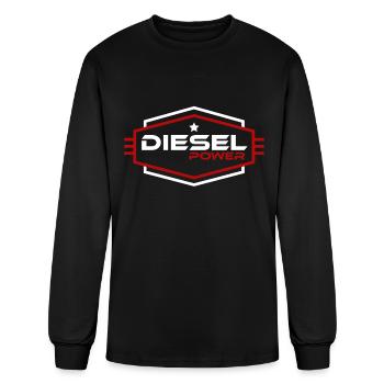 Puissance diesel - T-shirt à manches longues Homme - noir - Devant