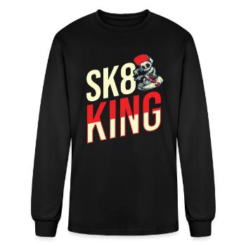 Skateboard Skateboarder Skateboarding Skater - Men's Long Sleeve T-Shirt - black - Front