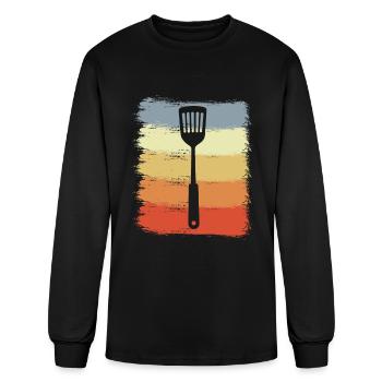 Vintage Slotted Spoon - Men's Long Sleeve T-Shirt - black - Front