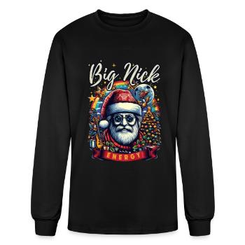 BIG NICK ENERGY - Men's Long Sleeve T-Shirt - black - Front