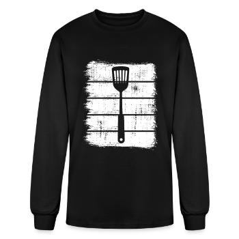Slotted Spoon Sketch - Men's Long Sleeve T-Shirt - black - Front