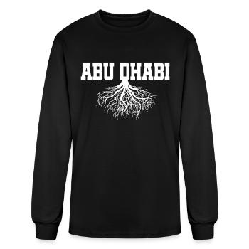 Explore UAE Emirates Abu Dhabi Dubai Design - Men's Long Sleeve T-Shirt - black - Front