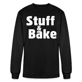 Stuff & Bake - Men's Long Sleeve T-Shirt - black - Front