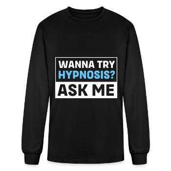 Hypnotist Hypnotherapy Hypnosis - Men's Long Sleeve T-Shirt - black - Front