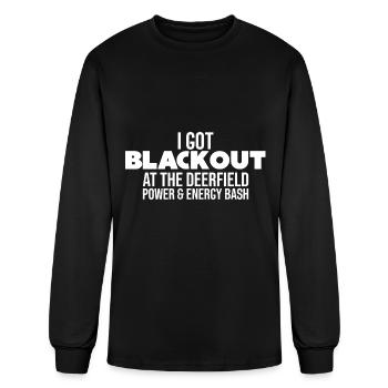 J’ai eu une panne de courant à la Deerfield Power Energy Bash - T-shirt à manches longues Homme - noir - Devant