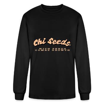 Chi Seeds With Seeds Comes Growth - Men's Long Sleeve T-Shirt - black - Front