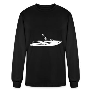 WATER SKIING - Men's Long Sleeve T-Shirt - black - Front