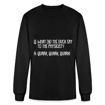 Physics Physicist - Men's Long Sleeve T-Shirt - black - Front