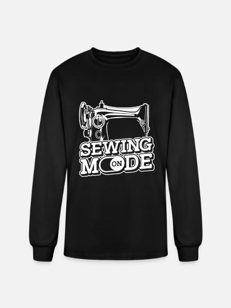 Sewing Sew Tailor Seamstress - Men's Long Sleeve T-Shirt - black