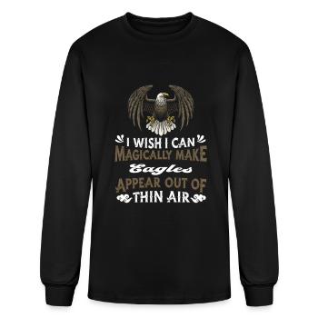 Eagle - Men's Long Sleeve T-Shirt - black - Front