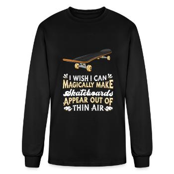 Skateboard Skateboarder Skateboarding Skater - Men's Long Sleeve T-Shirt - black - Front