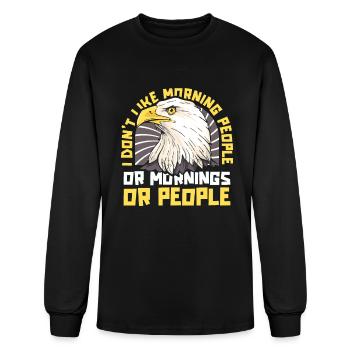 Eagle - Men's Long Sleeve T-Shirt - black - Front