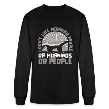 Honey Badger - Men's Long Sleeve T-Shirt - black - Front