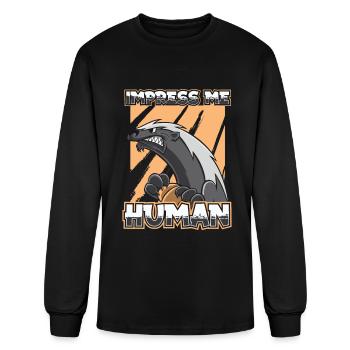 Honey Badger - Men's Long Sleeve T-Shirt - black - Front