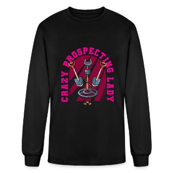 Prospecting - Men's Long Sleeve T-Shirt - black - Front