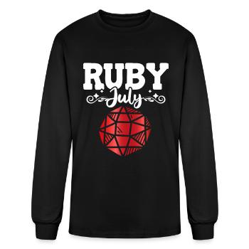 Prospecting - Men's Long Sleeve T-Shirt - black - Front