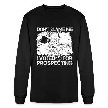 Prospecting - Men's Long Sleeve T-Shirt - black - Front