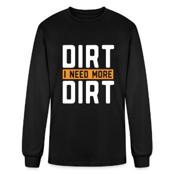 Prospecting - Men's Long Sleeve T-Shirt - black - Front