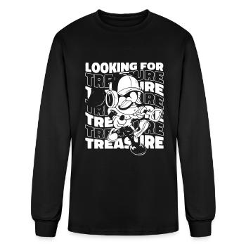 Prospecting - Men's Long Sleeve T-Shirt - black - Front